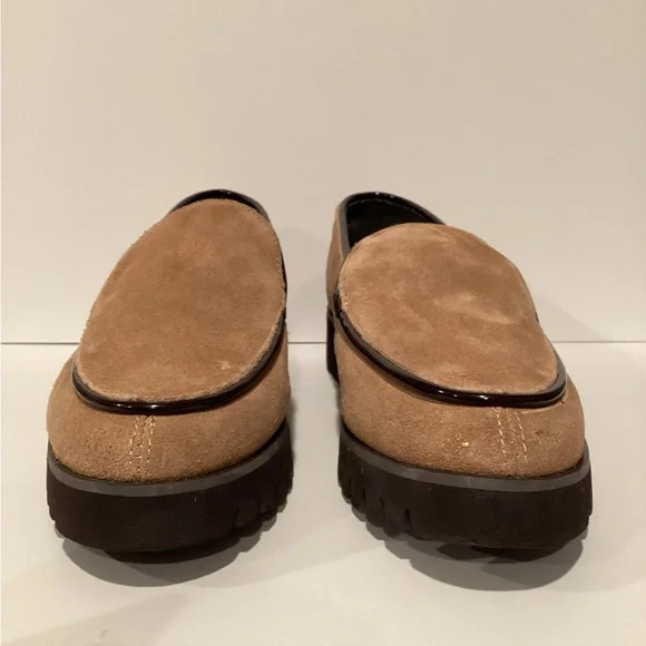 Donald J. Pliner Tan Suede Loafers - Picture 3 of 16